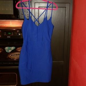 Xl Royal Blue Bandage Dress